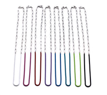 Load image into Gallery viewer, Colorful Enamel & Paperclip Chain Necklace