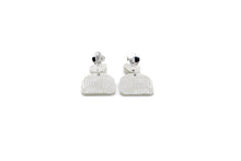 Load image into Gallery viewer, Tan Tribal Print Dangles