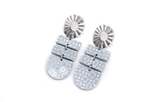 Load image into Gallery viewer, Blue Boho Earrings