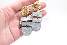 Load image into Gallery viewer, Blue Boho Earrings