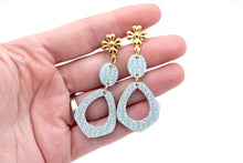 Load image into Gallery viewer, Light Blue Dangle Earrings