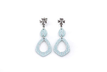 Load image into Gallery viewer, Light Blue Dangle Earrings