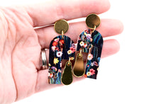 Load image into Gallery viewer, Floral Cactus Dangles