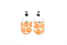 Load image into Gallery viewer, Orange Fruit Earrings
