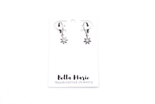 Load image into Gallery viewer, Tiny Daisy Lever Back Earrings