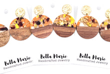 Load image into Gallery viewer, Orange Fleck Earrings