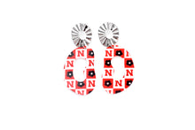 Load image into Gallery viewer, Retro Huskers Dangle Earrings