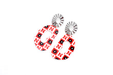 Load image into Gallery viewer, Retro Huskers Dangle Earrings