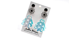 Load image into Gallery viewer, Floral Ghost Earrings
