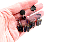 Load image into Gallery viewer, Glitter Bat Earrings