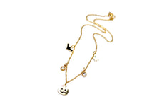 Load image into Gallery viewer, Gold Halloween Charm Necklace