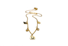 Load image into Gallery viewer, Gold Halloween Charm Necklace