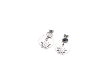 Load image into Gallery viewer, Rhinestone Star Crescent Earrings