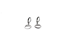 Load image into Gallery viewer, Football Leverback Earrings