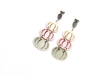 Load image into Gallery viewer, Pink Pumpkin Earrings