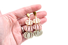 Load image into Gallery viewer, Pink Pumpkin Earrings
