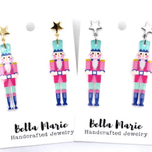 Load image into Gallery viewer, Pink Nutcracker Earrings