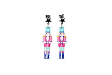 Load image into Gallery viewer, Pink Nutcracker Earrings