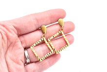 Load image into Gallery viewer, Textured Diamond Earrings