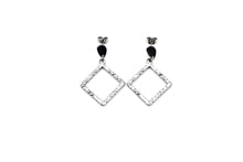 Load image into Gallery viewer, Textured Diamond Earrings