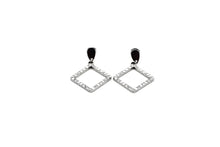 Load image into Gallery viewer, Textured Diamond Earrings