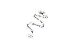 Load image into Gallery viewer, White Enamel Daisy Necklace