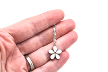 Load image into Gallery viewer, White Enamel Daisy Necklace