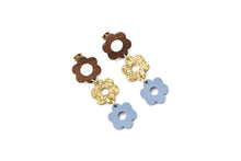 Load image into Gallery viewer, Triple Flower Earrings
