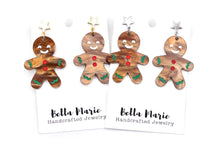 Load image into Gallery viewer, Gingerbread Acrylic Earrings