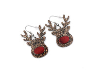 Load image into Gallery viewer, Reindeer Earrings