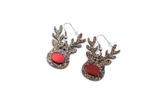 Load image into Gallery viewer, Reindeer Earrings