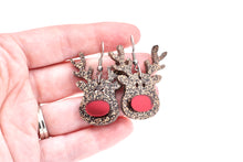 Load image into Gallery viewer, Reindeer Earrings