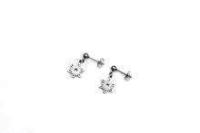 Load image into Gallery viewer, Dainty Snowflake Earrings