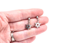 Load image into Gallery viewer, Dainty Snowflake Earrings
