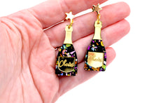 Load image into Gallery viewer, Champagne Bottle Earrings