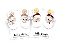 Load image into Gallery viewer, Santa Face Earrings