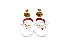 Load image into Gallery viewer, Santa Face Earrings