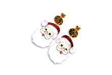 Load image into Gallery viewer, Santa Face Earrings