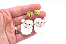 Load image into Gallery viewer, Santa Face Earrings