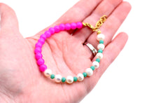 Load image into Gallery viewer, Colorful Pearl Beaded Bracelet