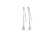 Load image into Gallery viewer, Heart Threader Earrings