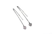 Load image into Gallery viewer, Heart Threader Earrings