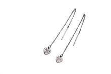 Load image into Gallery viewer, Heart Threader Earrings
