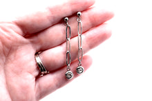 Load image into Gallery viewer, Paperclip Chain Earrings