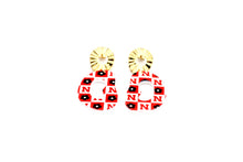 Load image into Gallery viewer, Retro Huskers Dangle Earrings