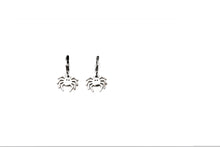 Load image into Gallery viewer, Silver Spider Earrings