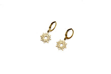 Load image into Gallery viewer, Sun Leverback Earrings