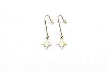 Load image into Gallery viewer, North Star Dangle Earrings