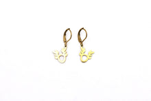 Load image into Gallery viewer, Simple Reindeer Earrings