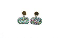 Load image into Gallery viewer, Colorful Glitter Pumpkin Earrings